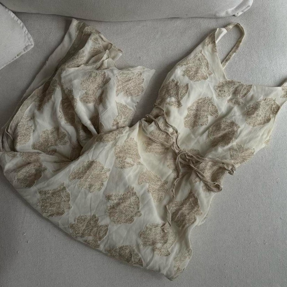 linen Vintage natural fabrics,  fairycore ethereal maxi dress